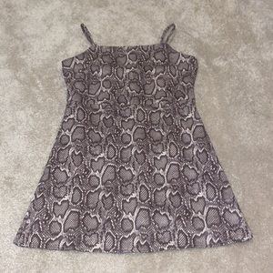 Snakeskin dress